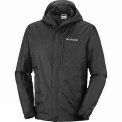 Columbia Mens Pouring Adventure Jacket Plus Black